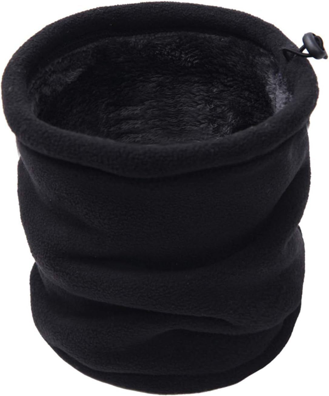 Polaire Neck Warmer Cache-Cou, Hiver Doux Épais Doublure Polaire Echarpe Élastique Cou Gaiter, Coupe-Vent Ski Cache-Cou Masque Cagoule Pour Hommes Et Femmes - Taille Universelle